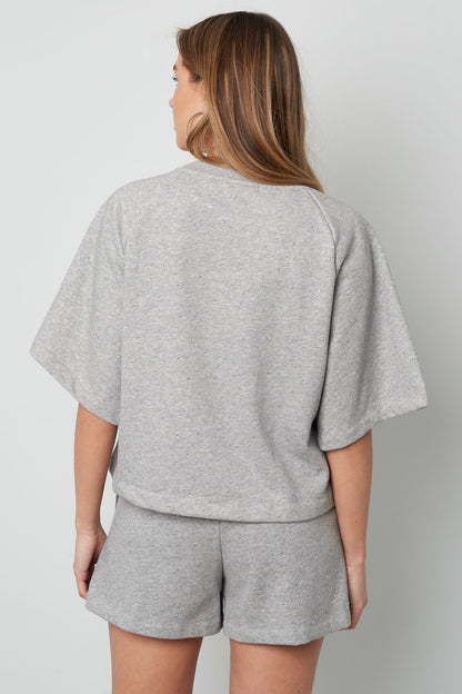 Katoen Vrouwen T-shirt Oversized Lente/Zomer