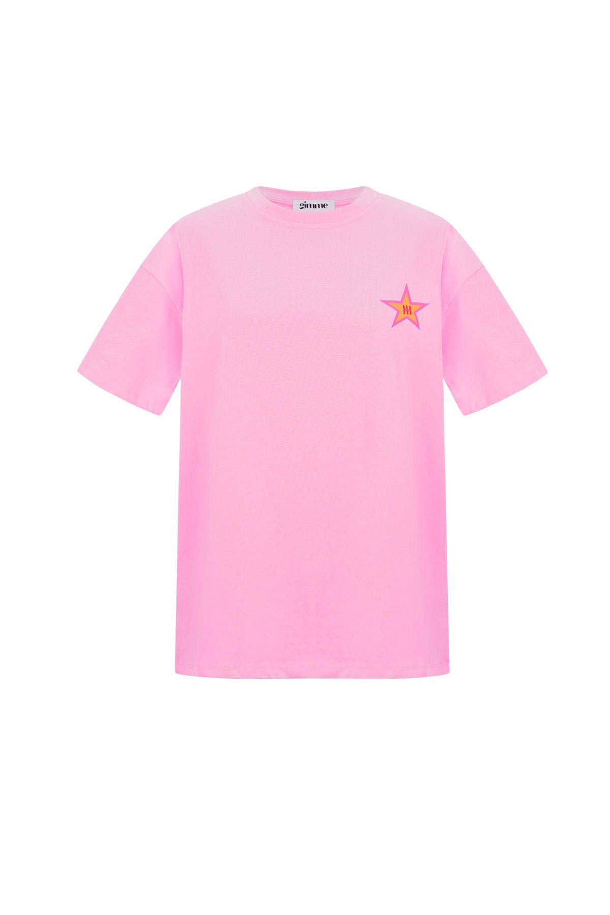 Cotton Vrouwen T-shirt Casual Ster Borduurwerk