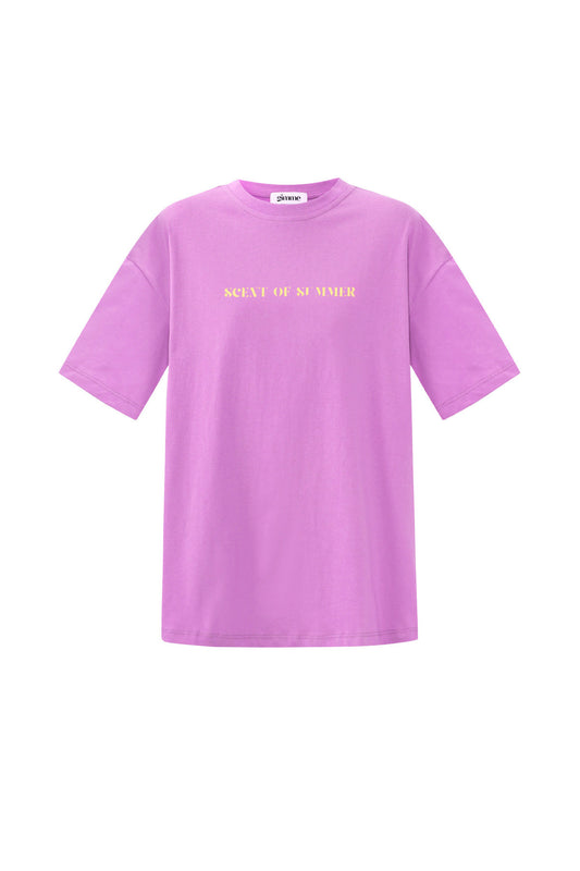 Cotton Vrouwen T-shirt Casual Letters