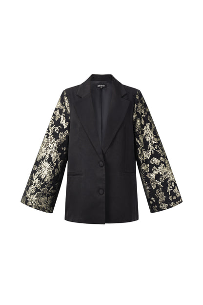 Geweven Polyestervezel Vrouwenpak Elegant Bloemenprint 3-delige set