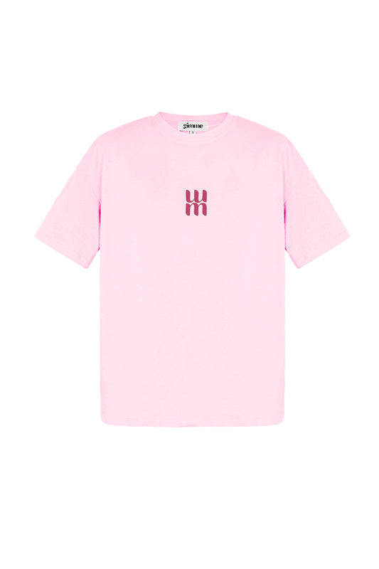 Cotton Vrouwen T-shirt Oversized Minimalistisch Logo