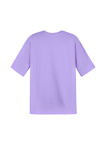 Cotton Vrouwen T-shirt Oversized Vlinder Print
