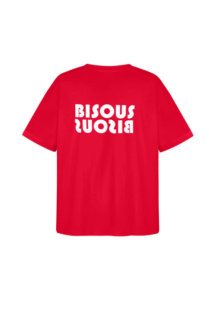 Katoen Vrouwen T-shirt Oversized Logo Print