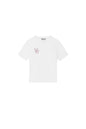 Cotton Kinder T-shirt Casual Geborduurde Hart Ontwerp