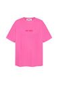 Cotton Vrouwen T-shirt Oversized Saint Tropez Print
