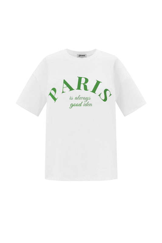 Cotton Vrouwen T-shirt Casual Letters