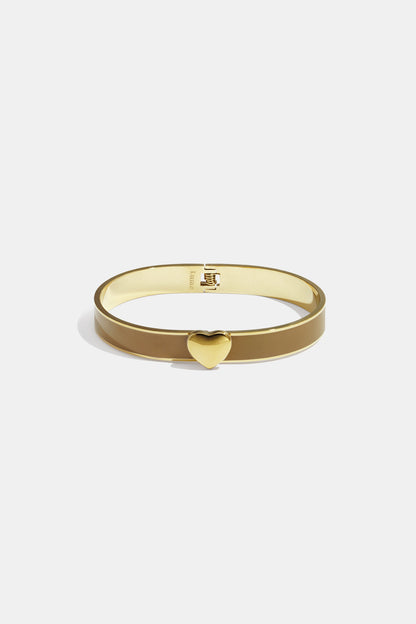 Armband in diverse kleuren met hart detail - 0,9 cm