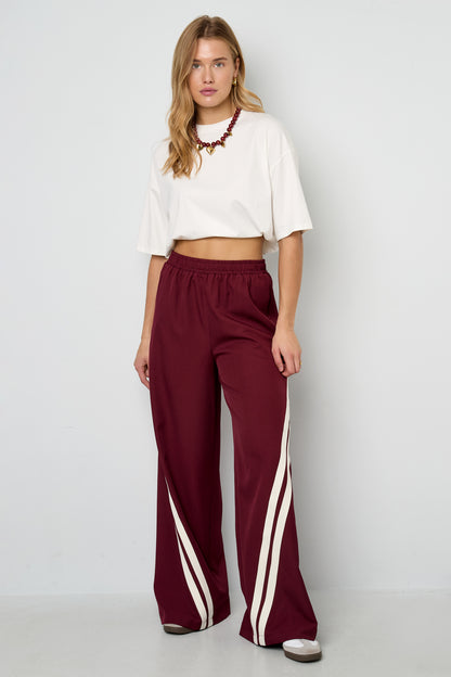 Gestreepte broek