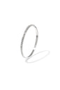 Bangle met rij steentjes