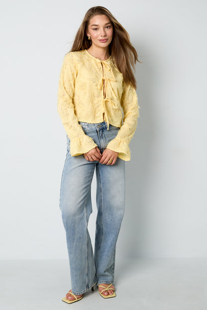 Geweven Polyestervezel Vrouwen Lange Mouwen Tops Elegant Solide Kleur Lente/Zomer